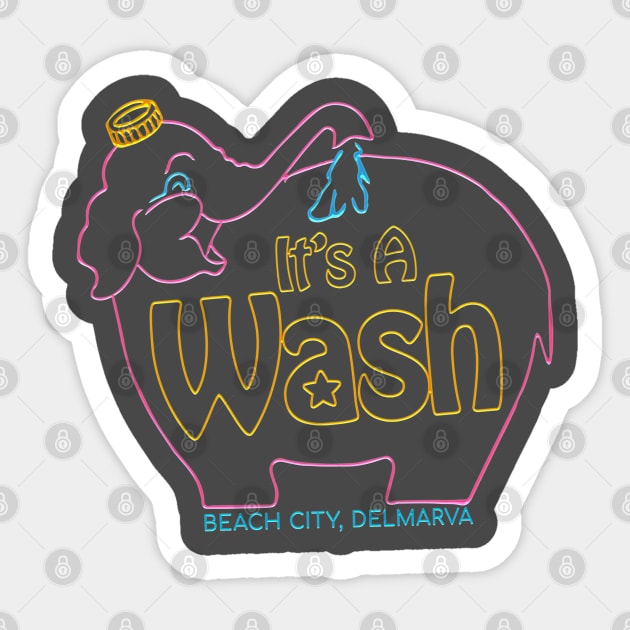 It's A Wash Sticker by Nazonian